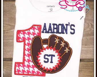 Personalized Baseball Birthday Shirt