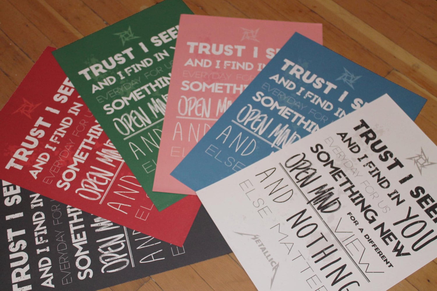 Ozzy Osbourne 'Crazy Train' Printed Lyrics Poster