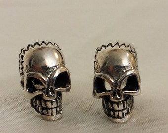 Sterling Silver Stud Skull earrings