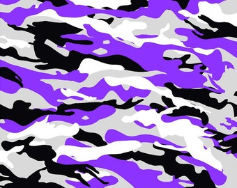 purple and white camo pants