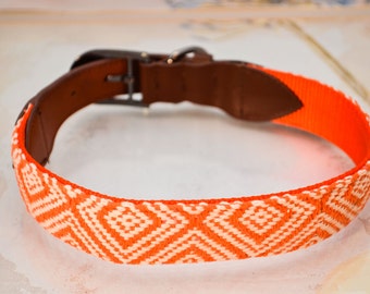 dog collar snap leather