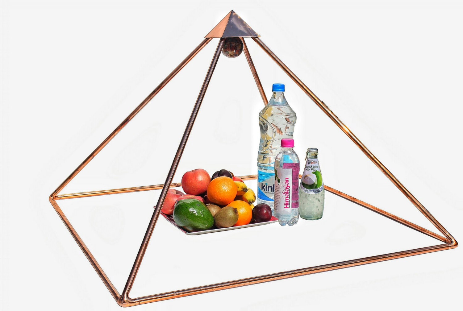 Copper 30 Inch base Mini Experiment Giza Pyramid