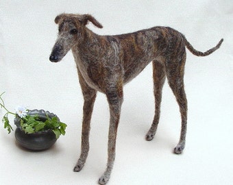 Custom felted dog replica Italian Greyhound needle felted dog miniature custom dog replica custom dog miniature dog loss memorial Galgo
