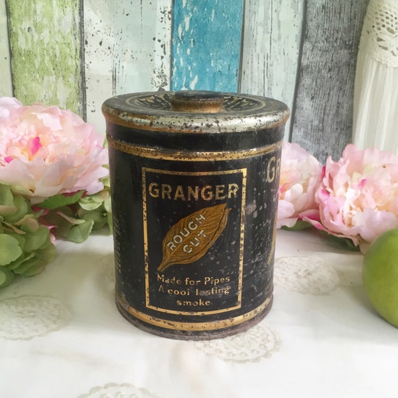 Antique Granger Pipe tobacco Tin box advertising storage