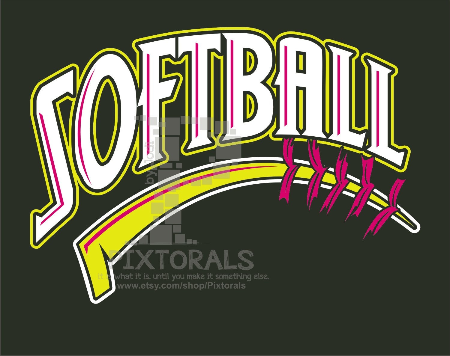 Softball logo JPG PNG pdf and EPS formats as Vector