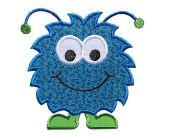 Happy Monster Applique Machine Embroidery Digital Design Alien Martian