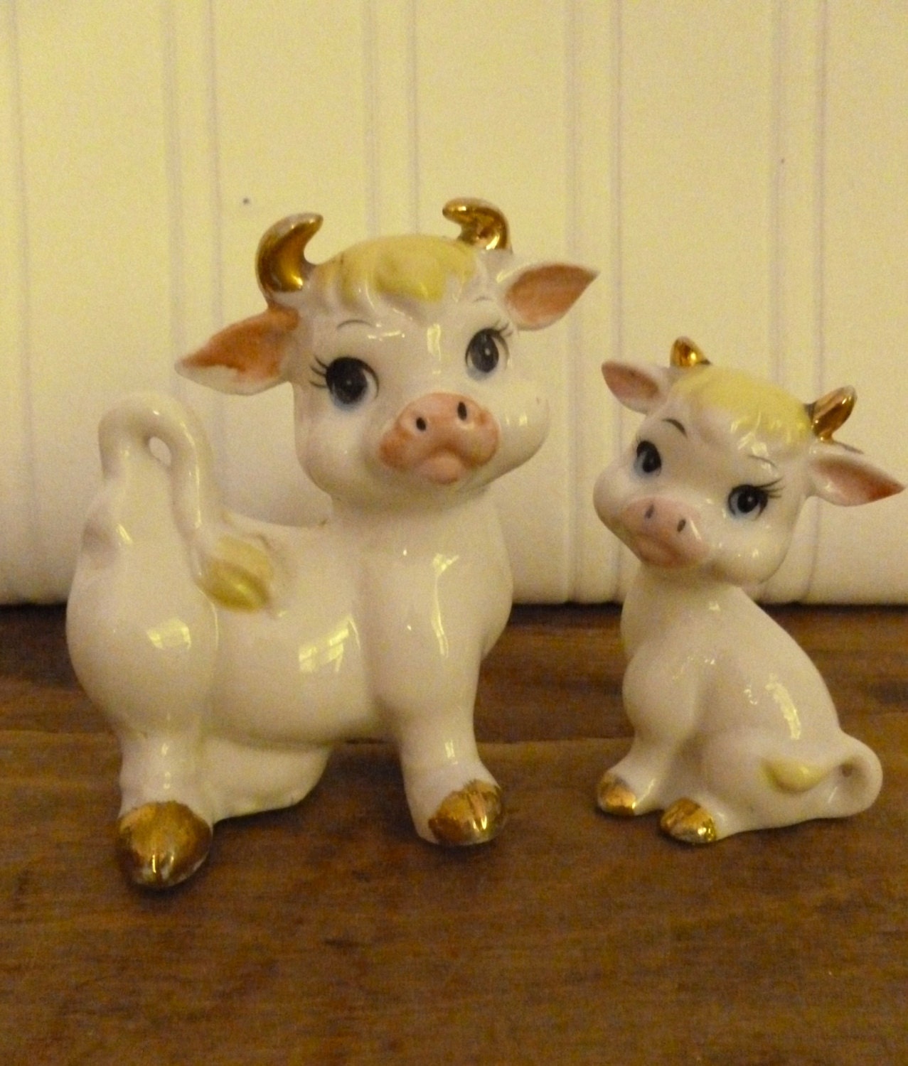 porcelain cows