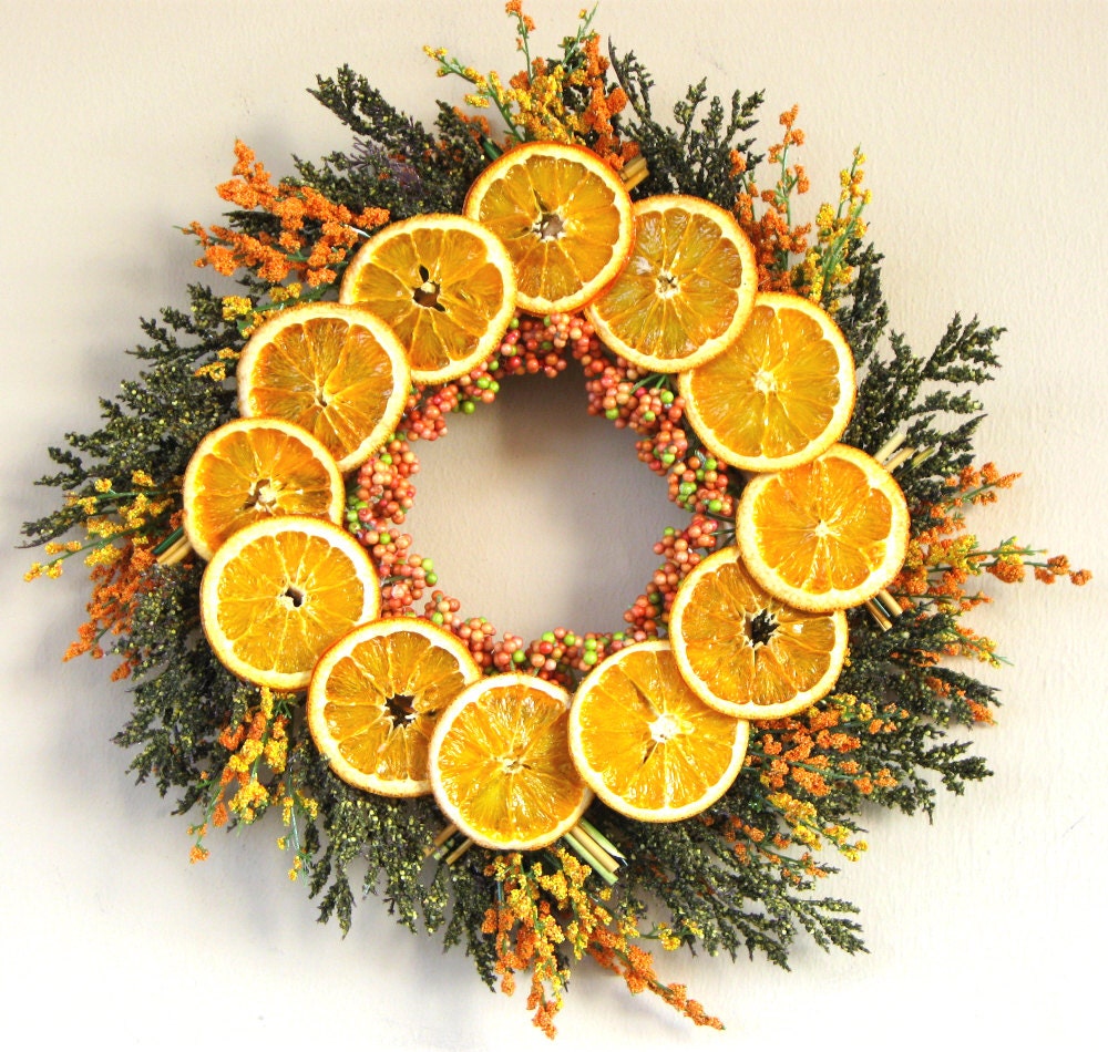 Dried Orange Wreath