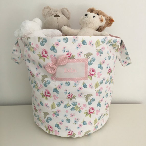 Items similar to Personalised Girls Toy Storage Bag on Etsy
