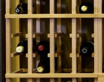 Cherry Wood Wine Rack Racking 4 Bottles wide, 20 Bottles high ( 80 Bottles) Wine Storage