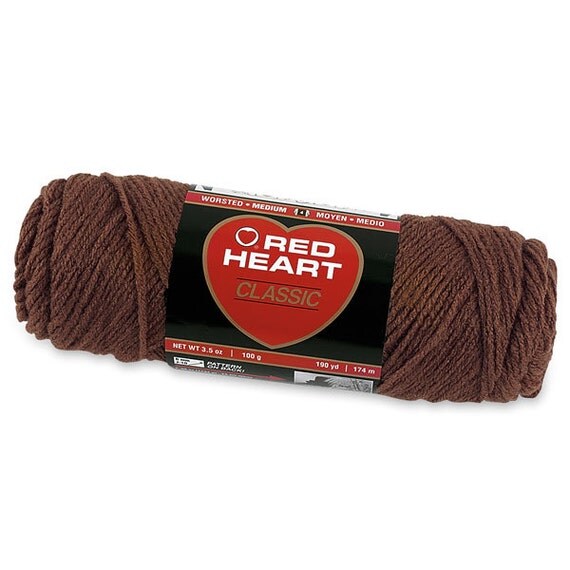 Red Heart Classic Yarn Soft Mid Brown