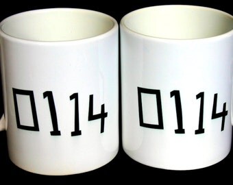Sheffield Mug: 0114 Sheffield Area Code Mug. Sheffield telephone code mug