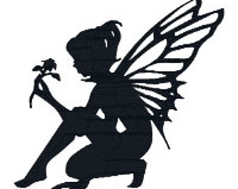 BUY2GET1FREE - 3", 4", 5", 6" Fairy Sprite Machine Embroidery Design - Tinkerbell Inspired - Instnat Download Digital File