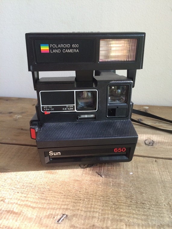 Polaroid 600 Land Camera Sun 650 Instant Camera in Matte