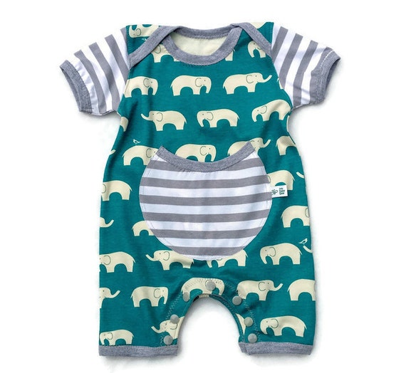 Baby Boy ORGANIC Cotton Romper Infant Boy Organic Clothes