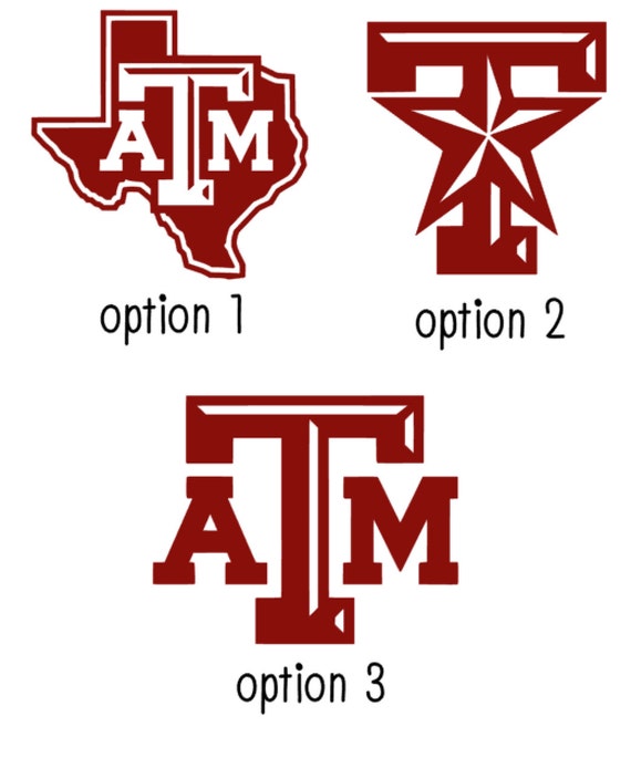 Texas A&M Vinyl Decal by AllisonsVinylDesigns on Etsy