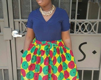 African clothing, African skirt, african skirts, ankara skirt, ankara, african maxi skirt, african print skirt, ankara, ms alaba, Yellow