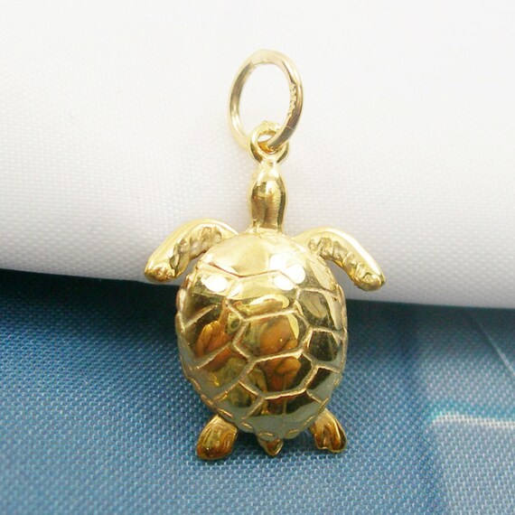 Lucky Moveable Turtle Sea Animal Charm Pendant Available in