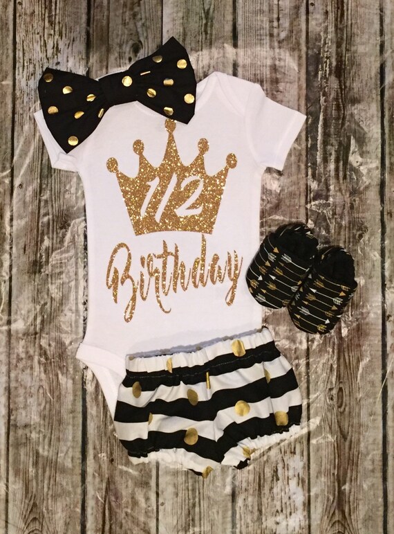 Half Birthday Outfit Smash Cake Onesie. Sparkle by BellaPiccoli