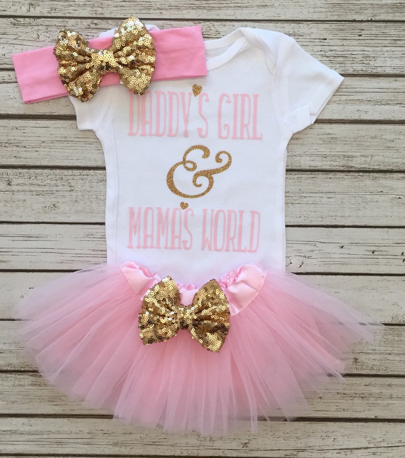 Baby Girl Clothes Daddy's Girl & Mommy's World