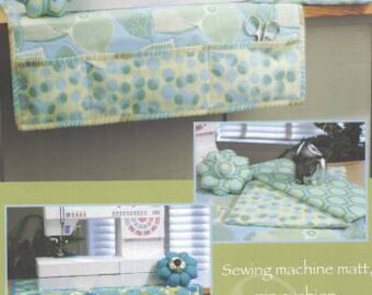 Sew Happy Sewing machine mat pattern, pin cushion pattern and mini iron board pattern