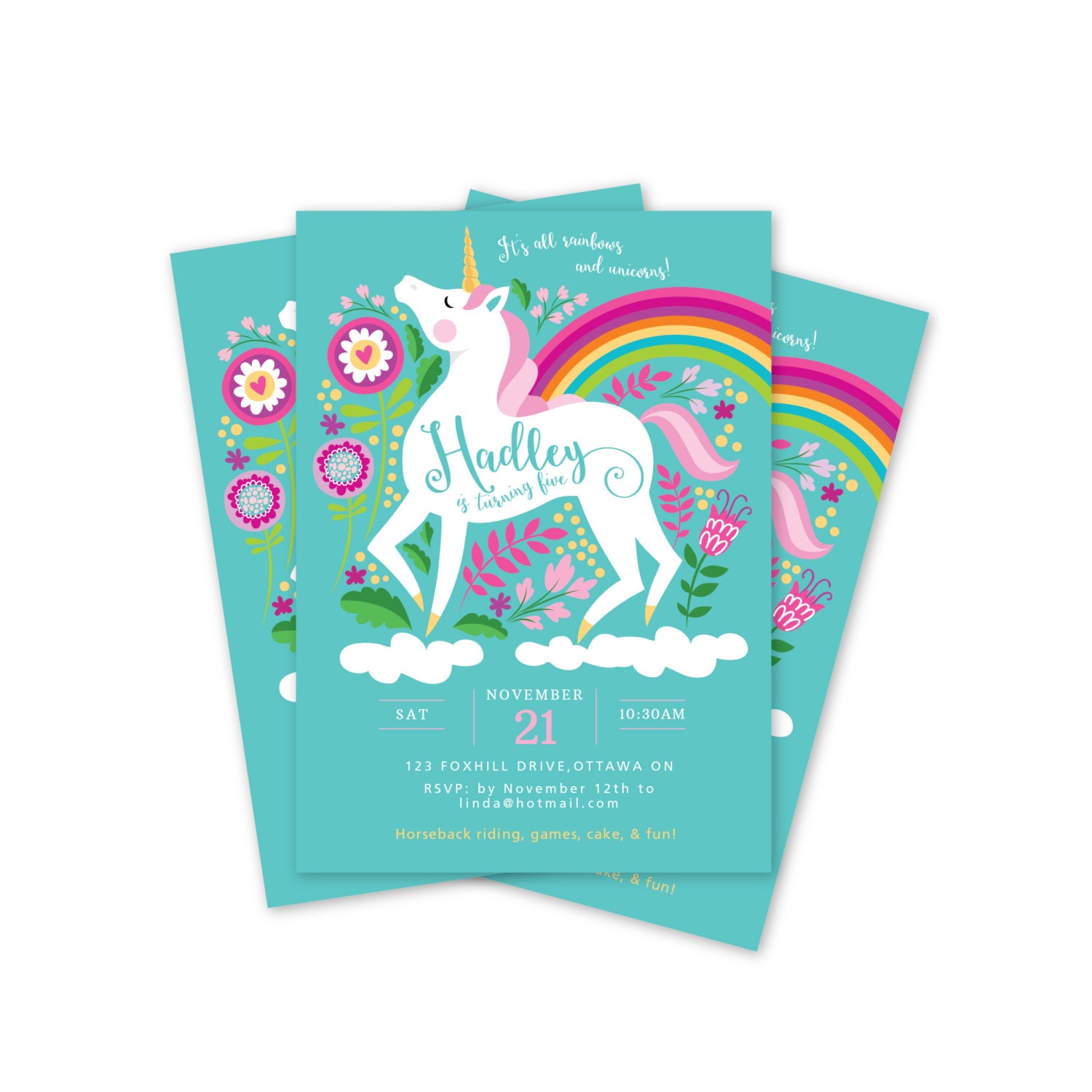 Customized Party Invitations Free 7