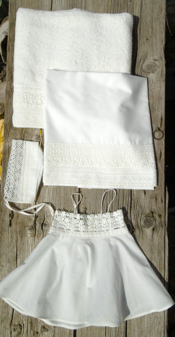 Baptism/Christening Undergarments Set for by ChristeningBaptism
