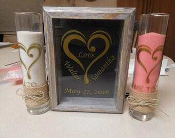 Rustic Unity Sand Ceremony Set