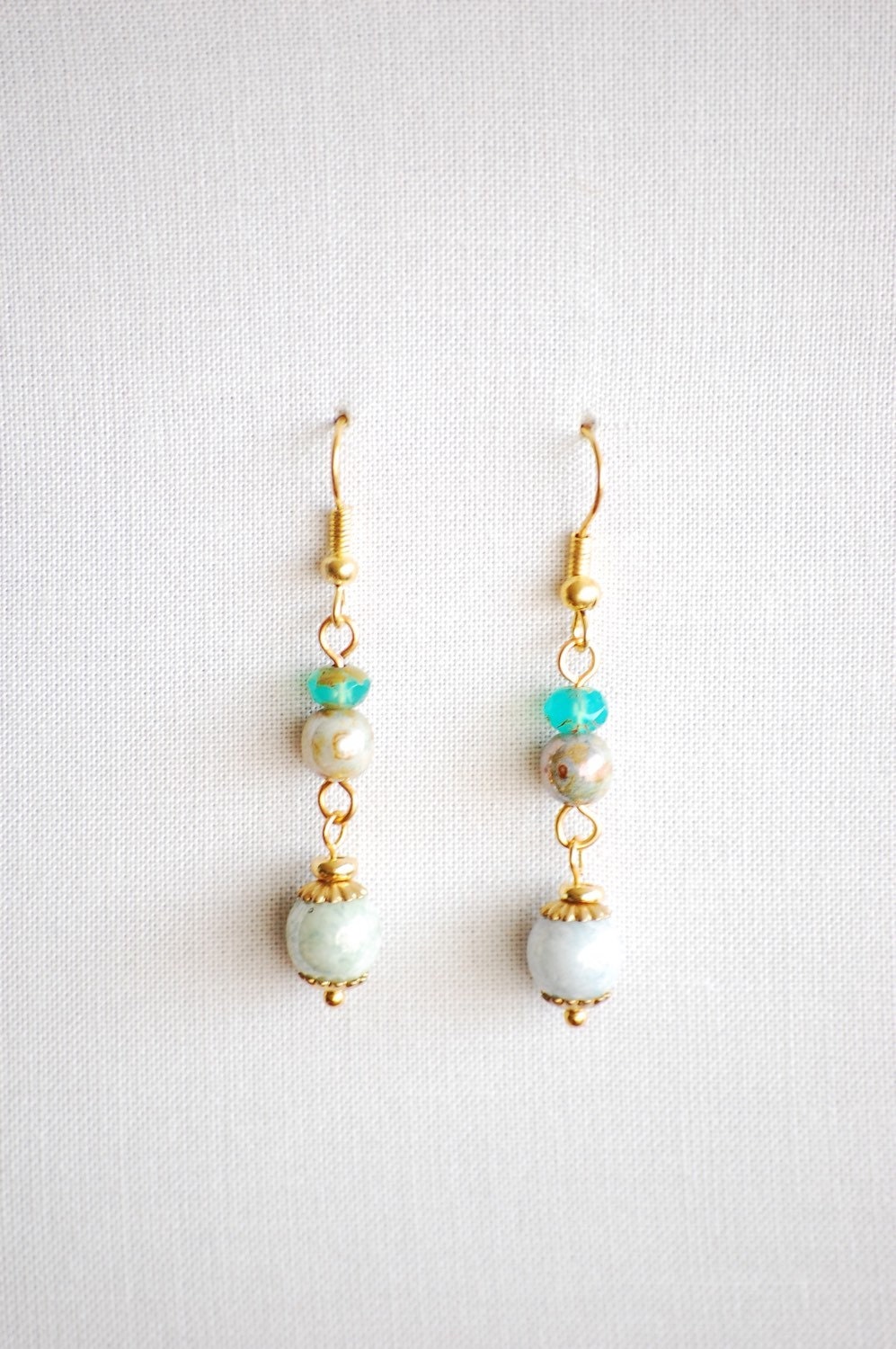 Minimalist Earrings Mint Earrings Mint Green Earrings