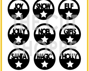 The Favorite Things cut file includes 9 Christmas themed icons, that can be used on your scrapbooking and papercrafting projects.