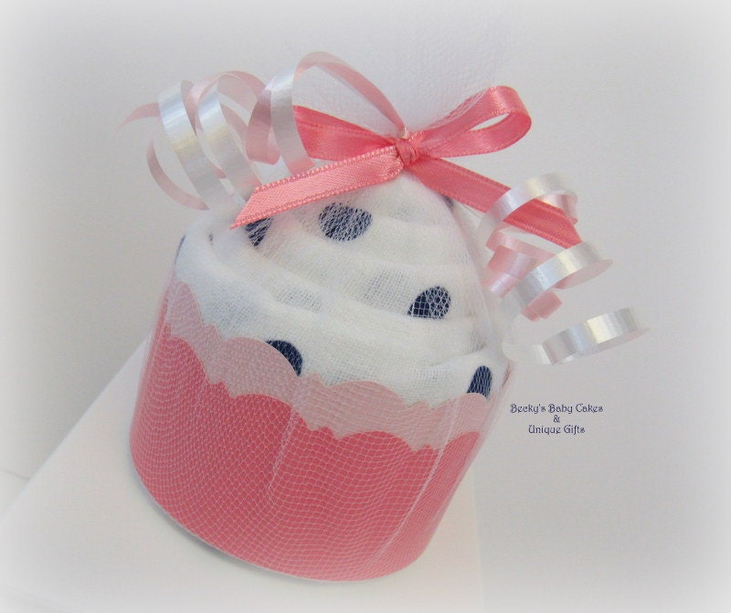 Receiving Blanket Cupcake Baby Blanket by BeckysBabyCakesandUn