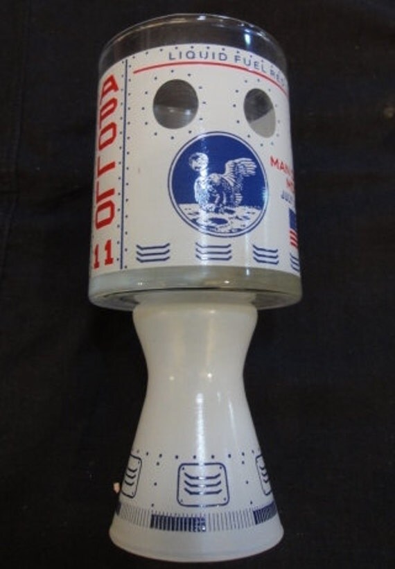 Vintage Apollo 11 Moonshot Glass