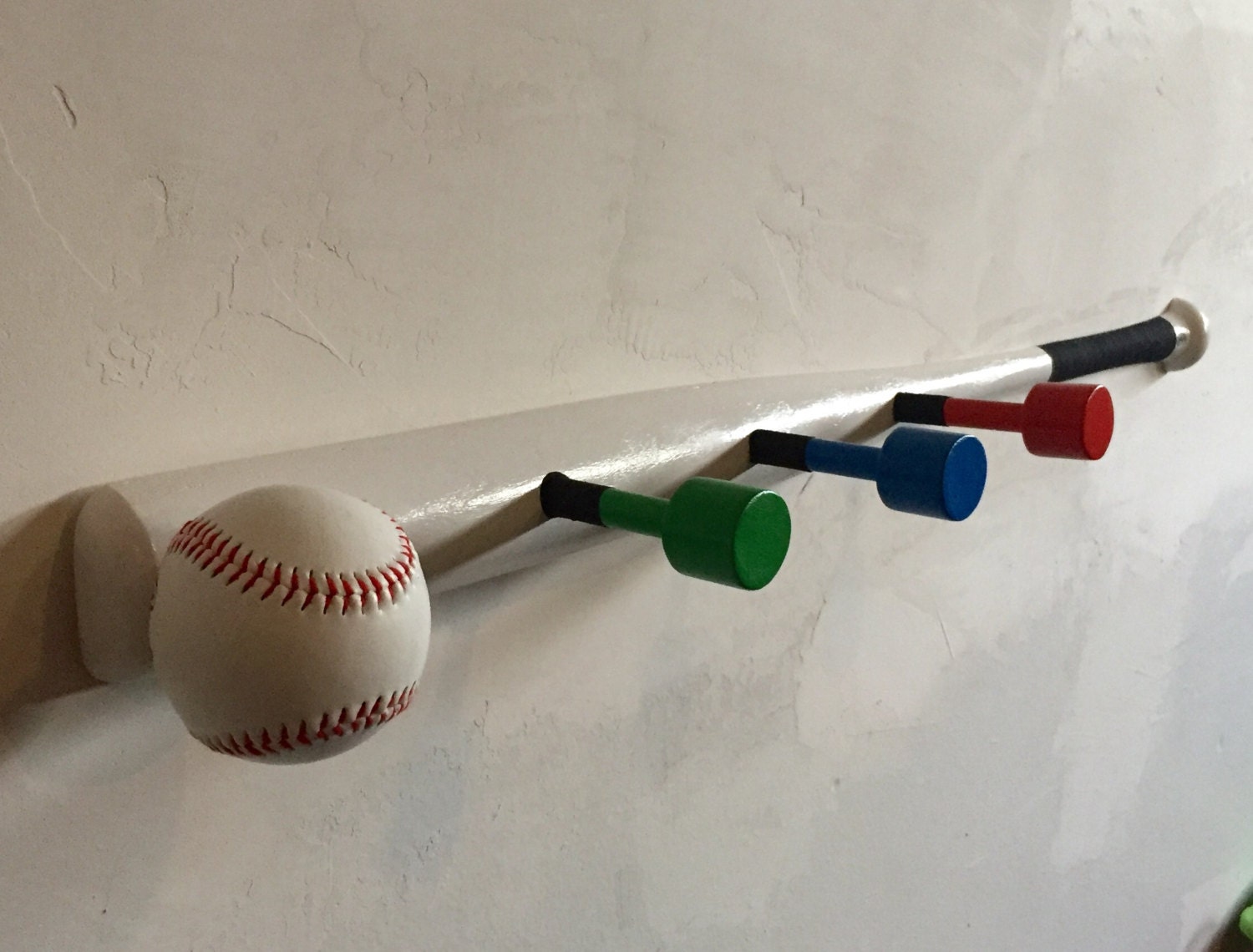 Hanging Baseball Bat Rack