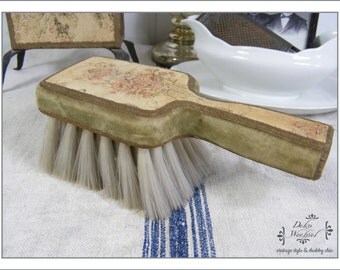 antique textile brush from France - country living