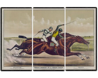 Horse racing sign | Etsy