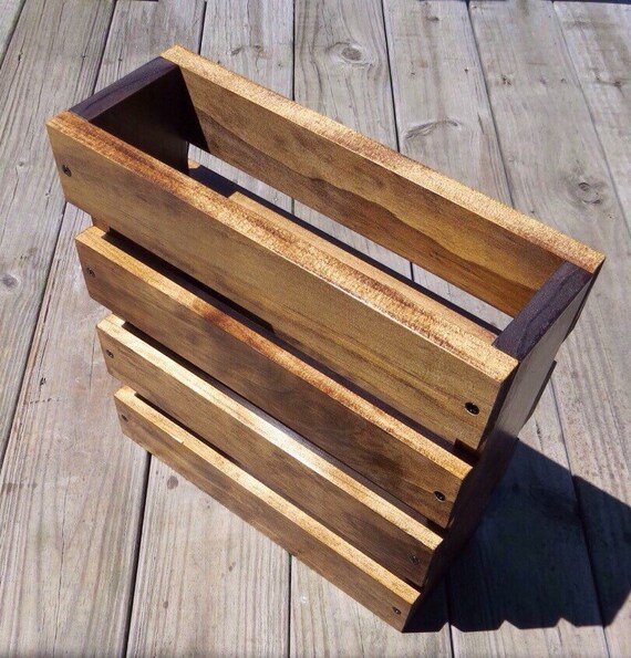 Restaurant menu holder/ wall mounted menu rack/ by BlackIronworks