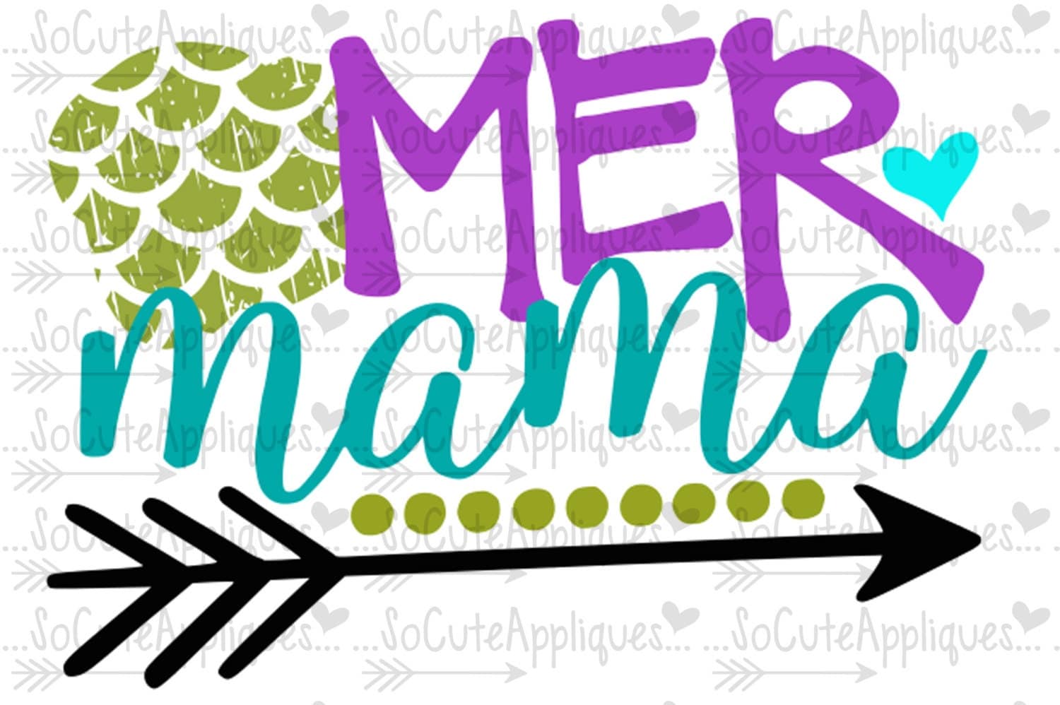 SVG DXF EPS Cut file Mer mama mother daughter Svgmermaid