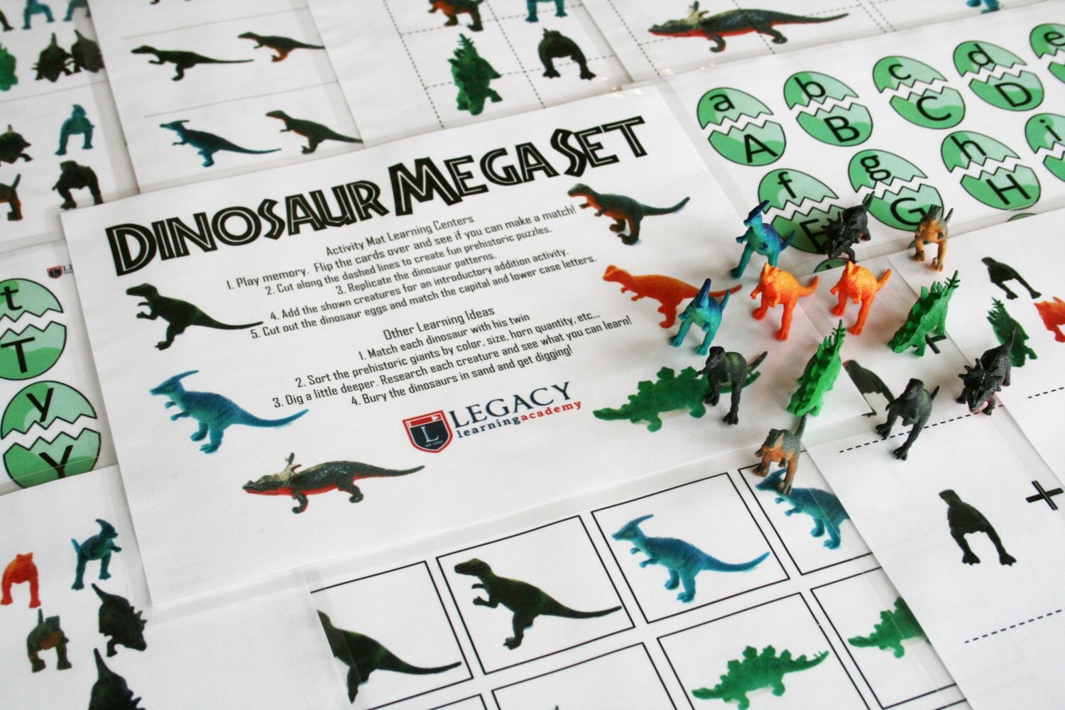 Preschool Activity Set Dinosaur Learning Kit Childrens