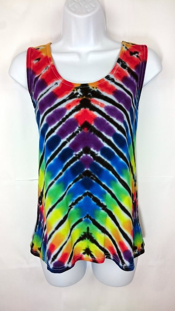 tie dye vest top womens uk