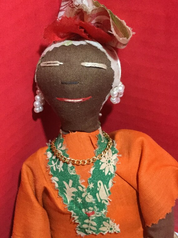 Vintage Jamaican Island Doll