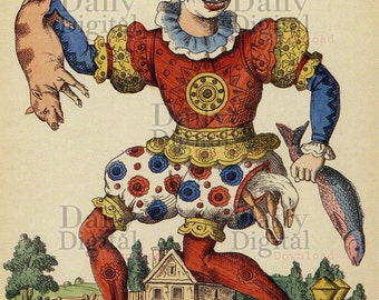 Groupe De Clowns Drôles De Couleurs Divertissants Travailleurs Du Cirque Personnages Isolés