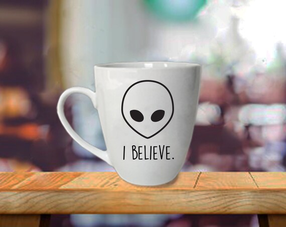 Items similar to Alien I Believe Mug - Gift for Him - Gift for Her on Etsy