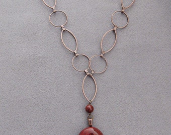 Poppy Red Jasper Necklace/Pendant/Valentine's Day Gift