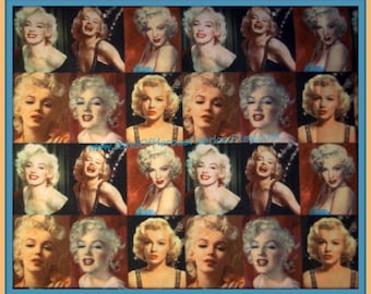Marilyn Monroe Fabric - 56 Inch Width - by the Half-Yard or Yard