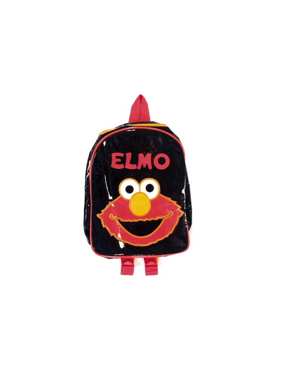 ELMO BAG // 90s // Small // Small Backpack // Bookbag