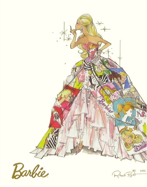 Vintage Barbie Art