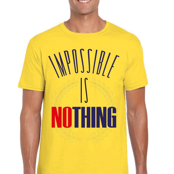 t shirt adidas impossible is nothing