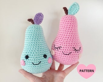 PEARS PDF Pattern, amigurumi, crochet