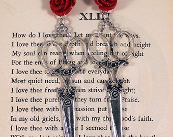 Grell Sutcliff Inspired Earrings