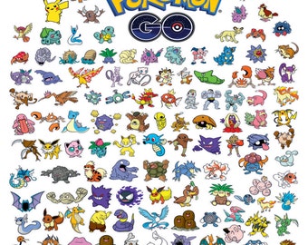 POKEMON GO - 145 Vector Models - The Most Complete Collection svg cdr ai pdf jpg files Instant Download Files for Laser Cutting Printing